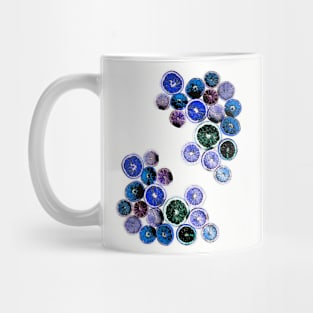 Dark Blue Fruit Slices Mug